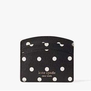 NWT❣️Kate Spade Spencer Cabana Dot CardHolder